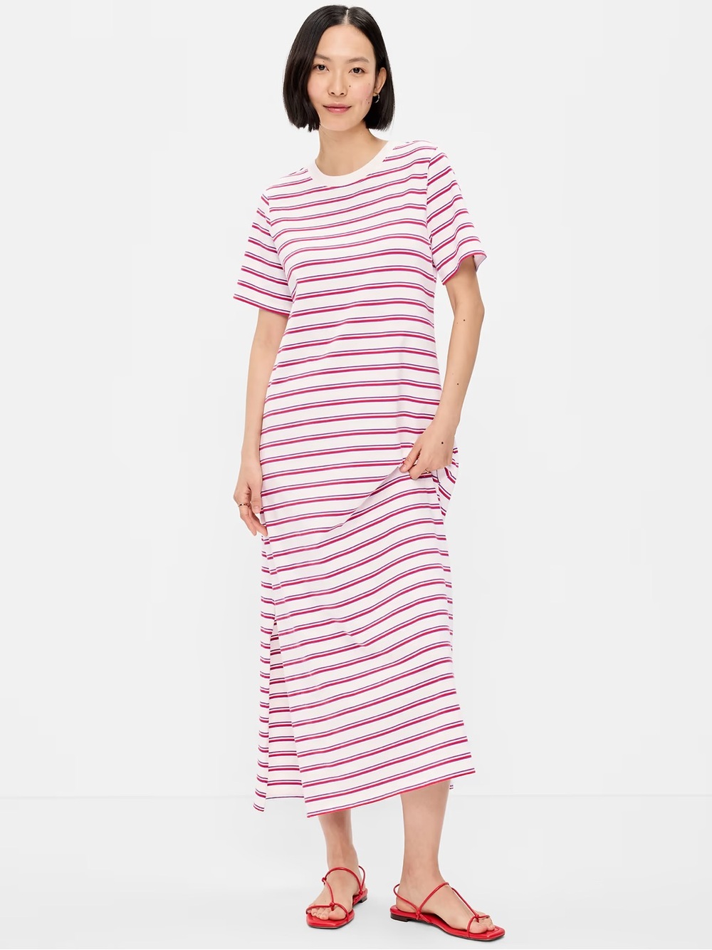 Old Navy Vintage Crew-Neck Maxi Dress